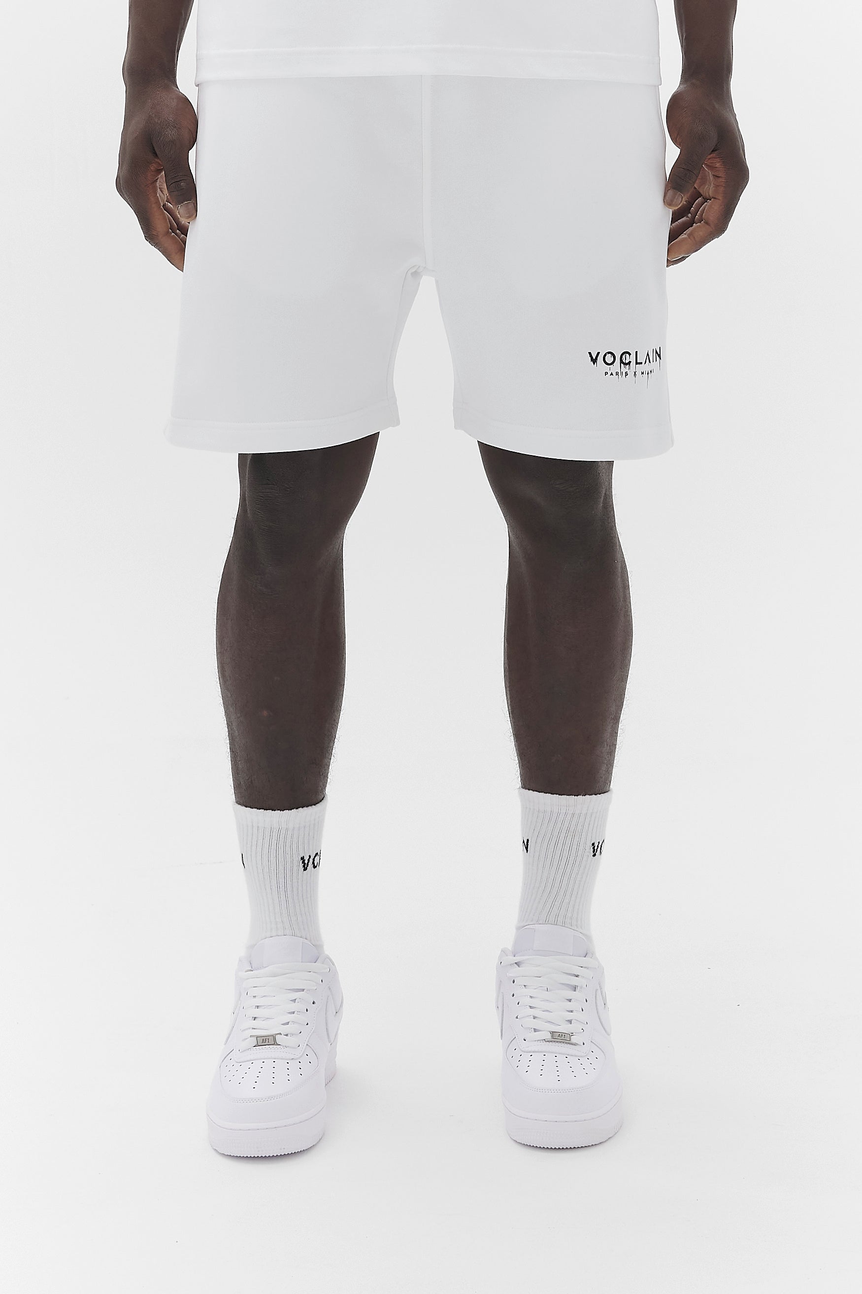 Voclain Shorts White - Paris X Miami