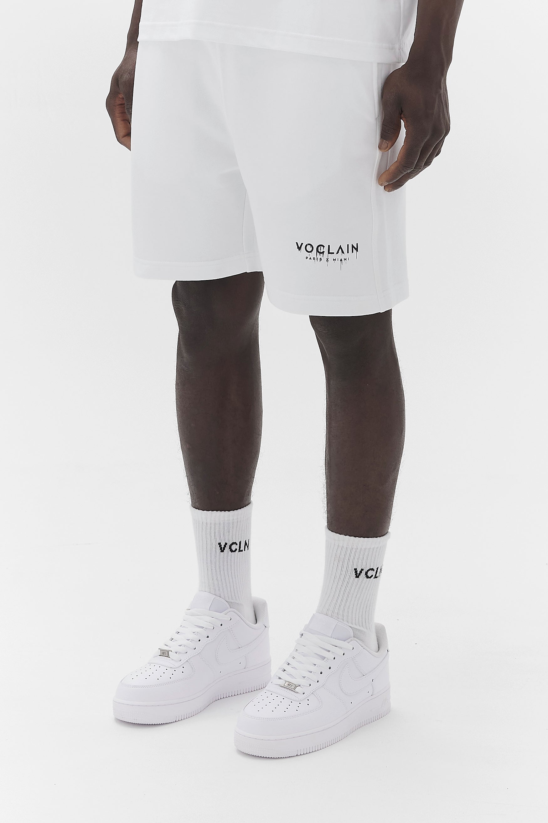 Voclain Shorts White - Paris X Miami
