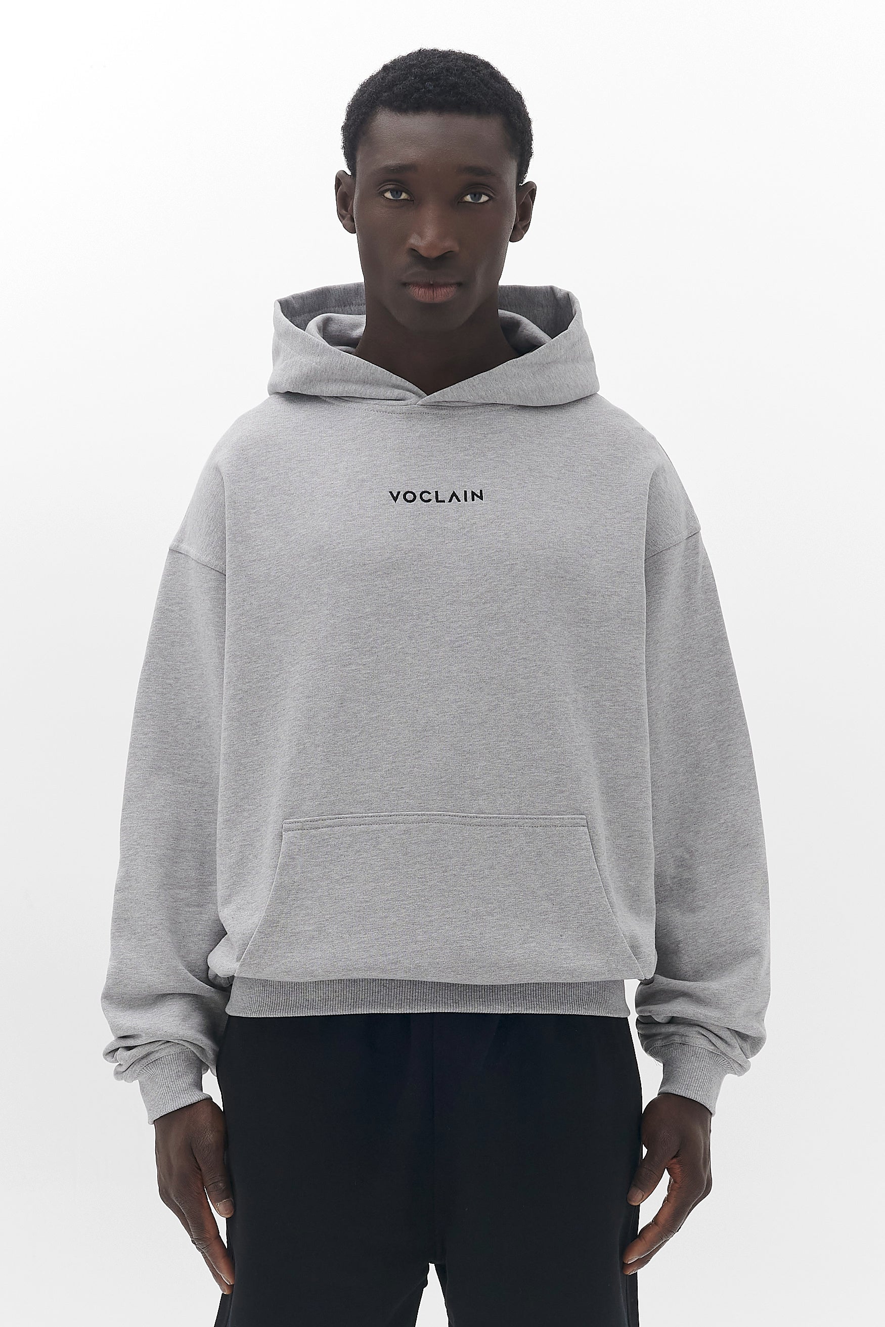 Voclain Hoodie Oversized Gray - Graffiti Drip Paris X Miami