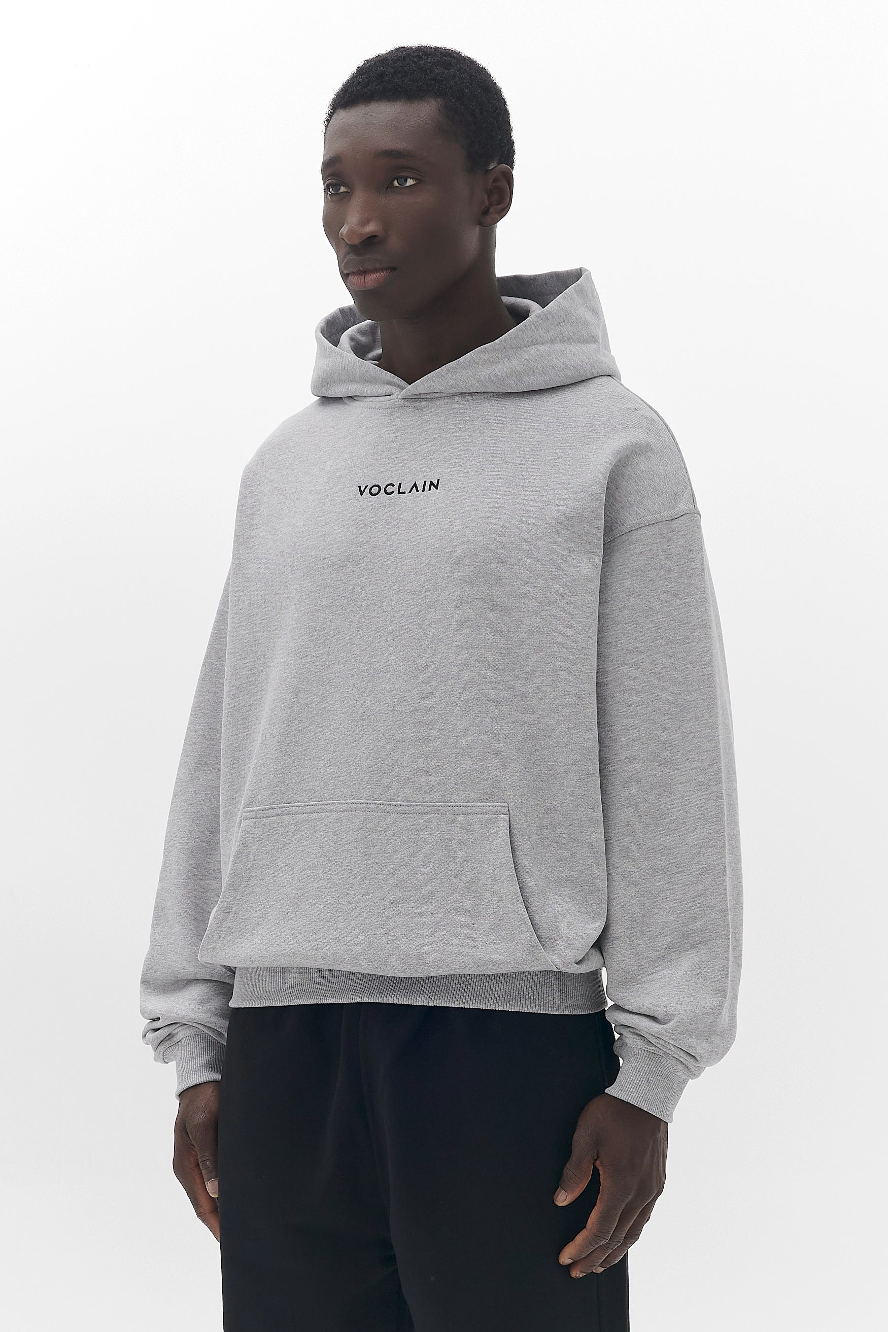 Voclain Hoodie Oversized Gray - Graffiti Drip Paris X Miami