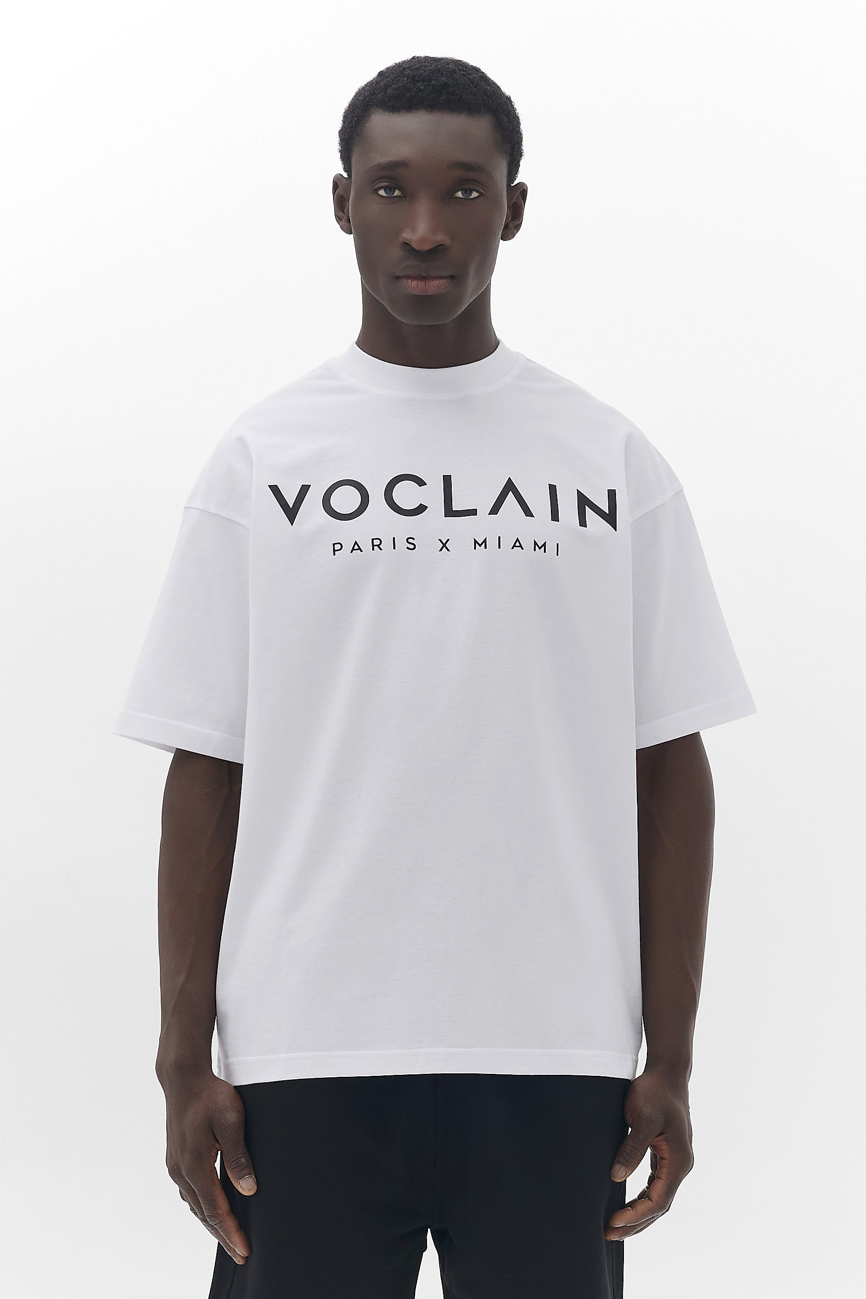 Voclain T-Shirt Oversized White - Timeless Chic Paris X Miami