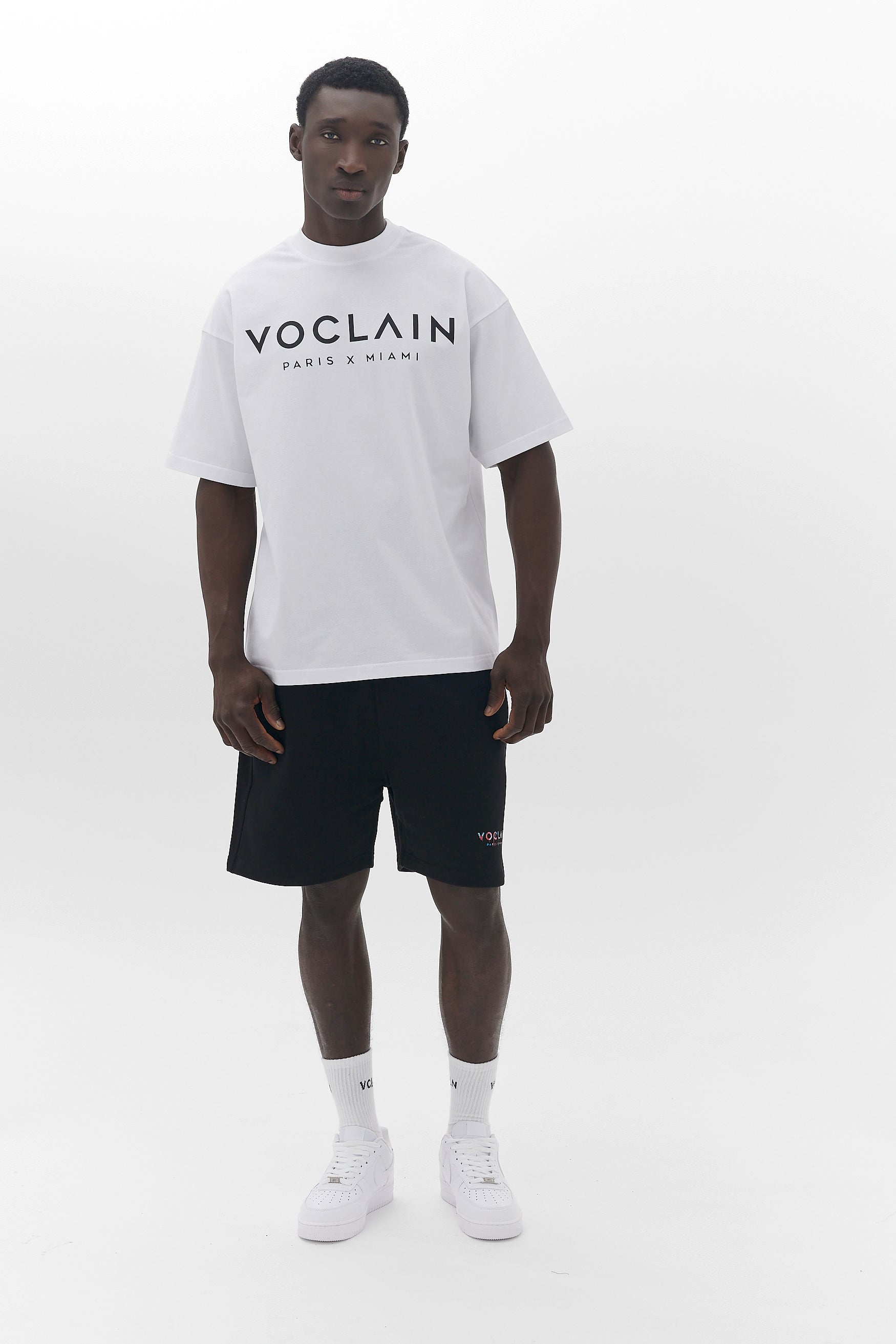 Voclain T-Shirt Oversized White - Timeless Chic Paris X Miami