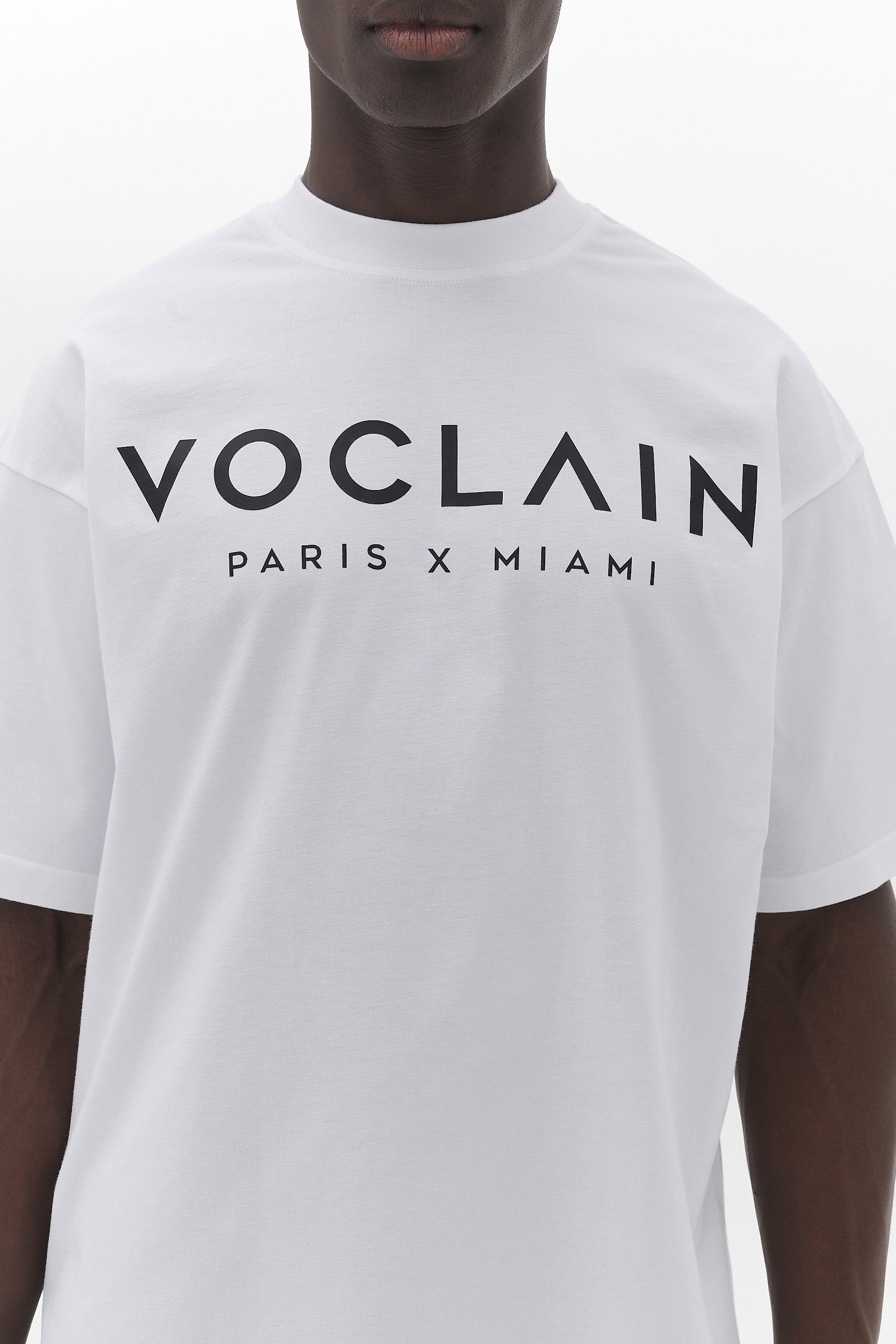 Voclain T-Shirt Oversized White - Timeless Chic Paris X Miami