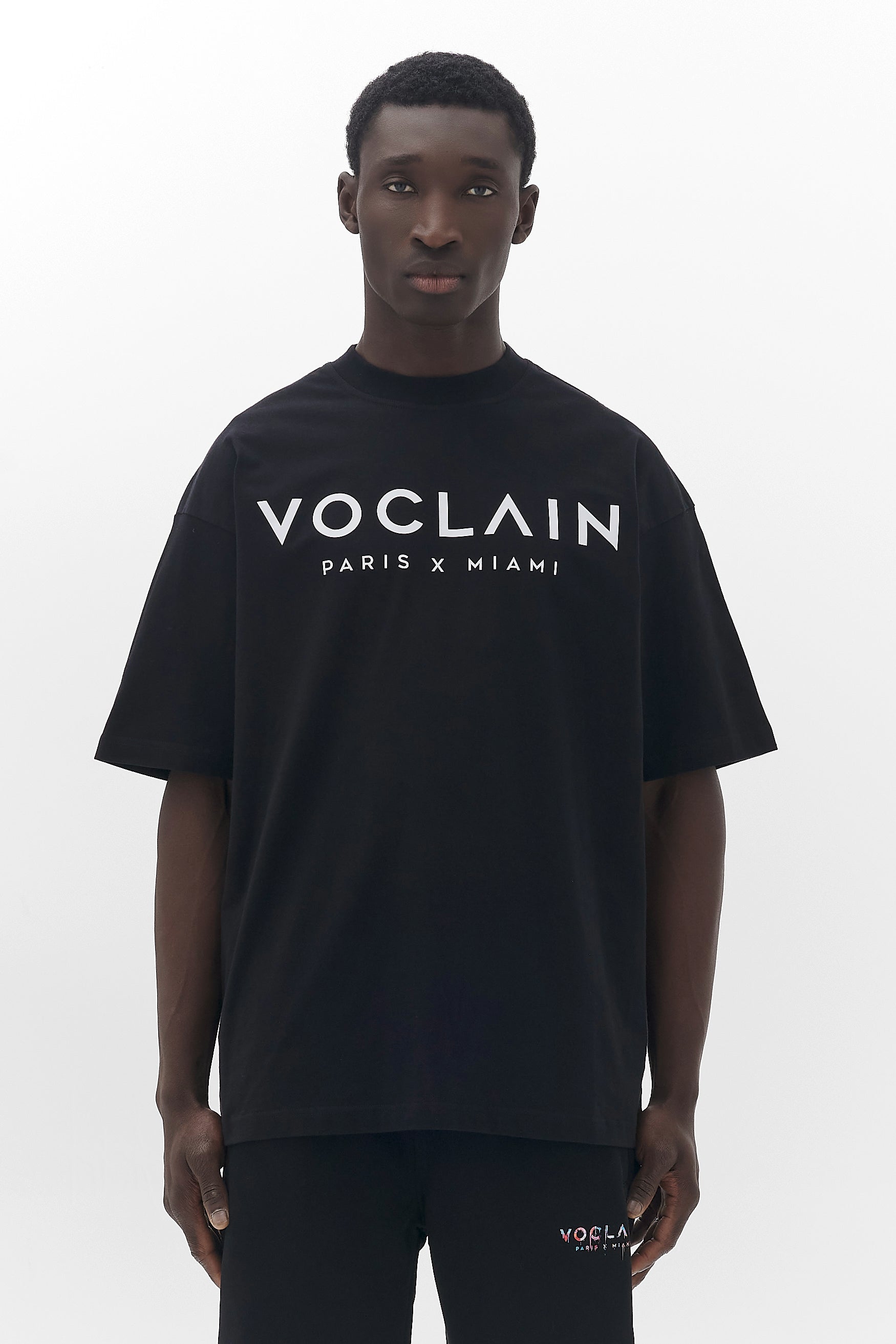 Voclain T-Shirt Oversized Black - Timeless Chic Paris X Miami