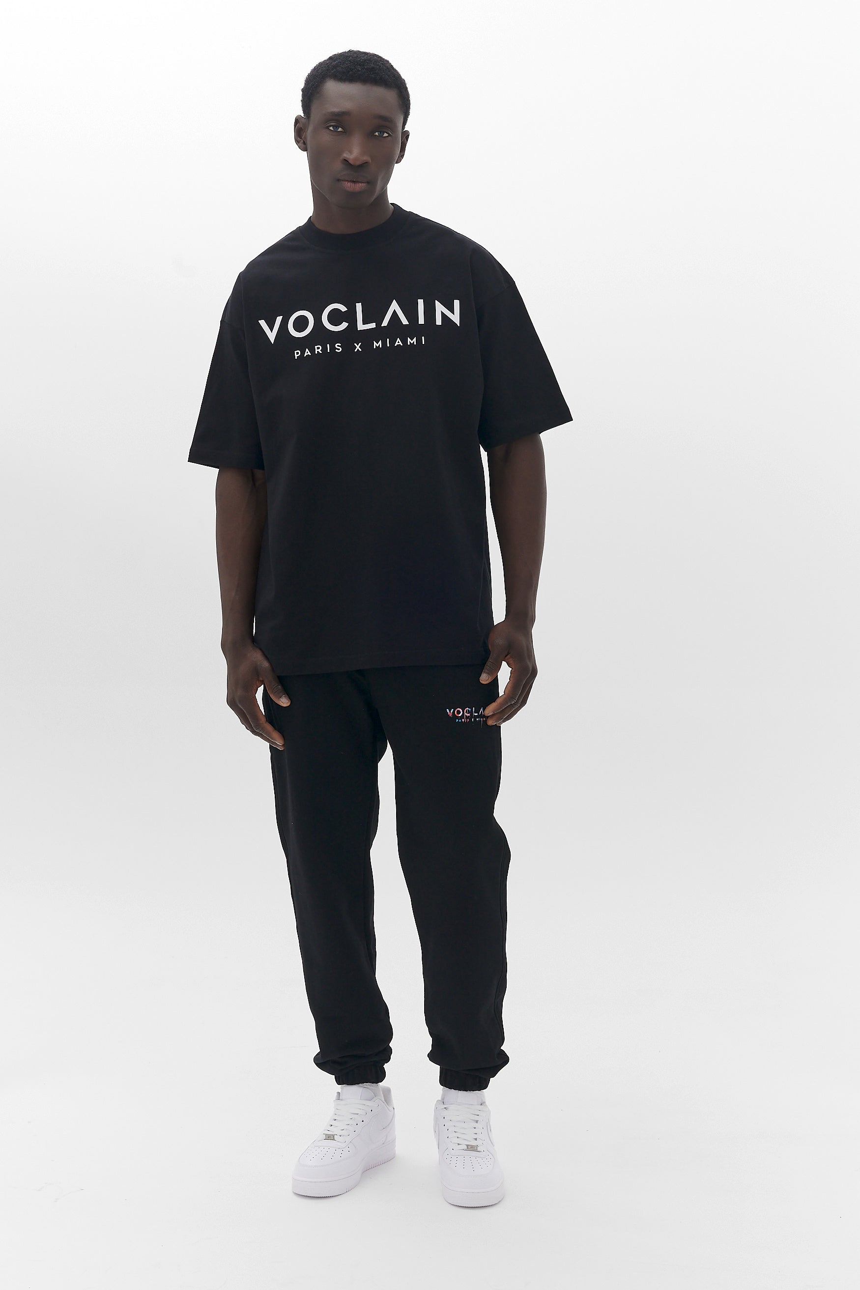 Voclain T-Shirt Oversized Black - Timeless Chic Paris X Miami
