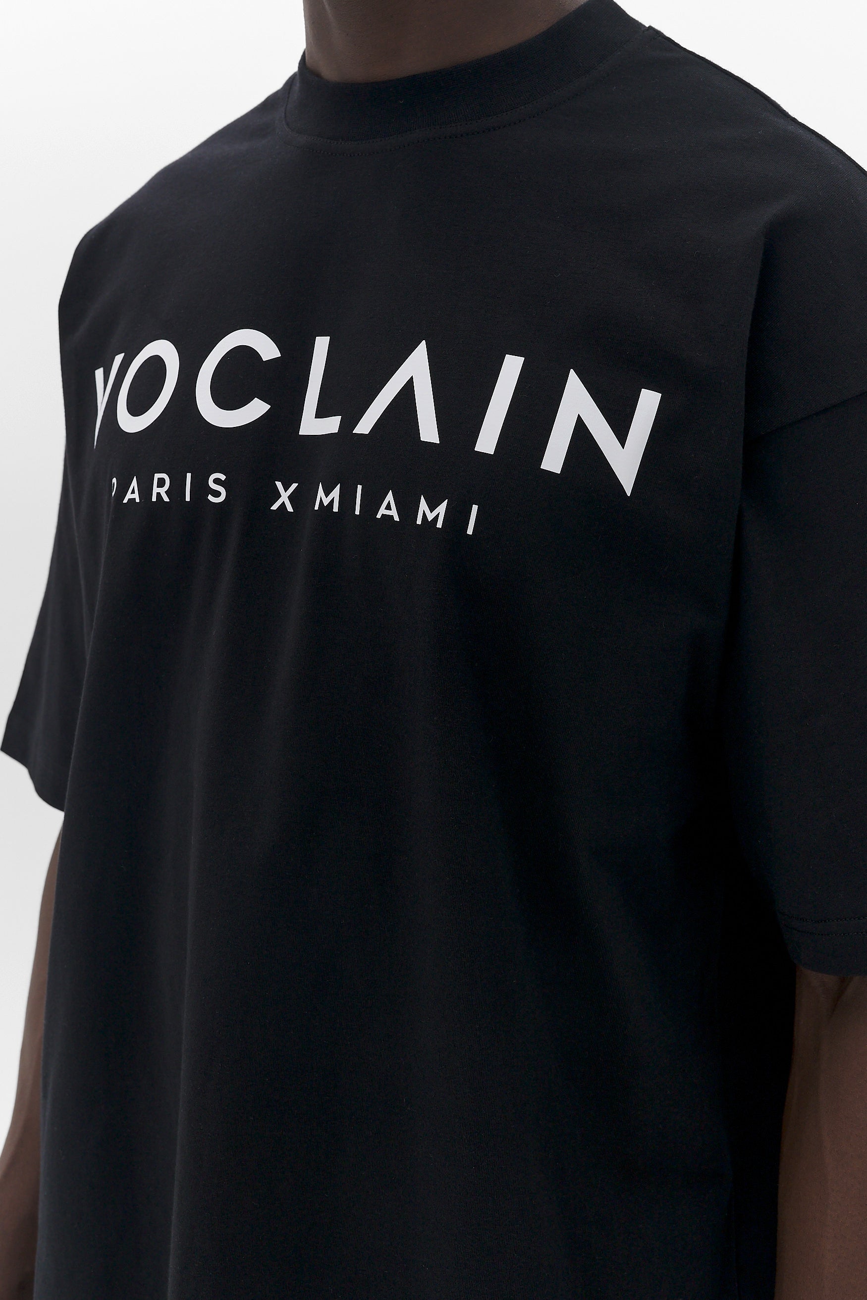 Voclain T-Shirt Oversized Black - Timeless Chic Paris X Miami