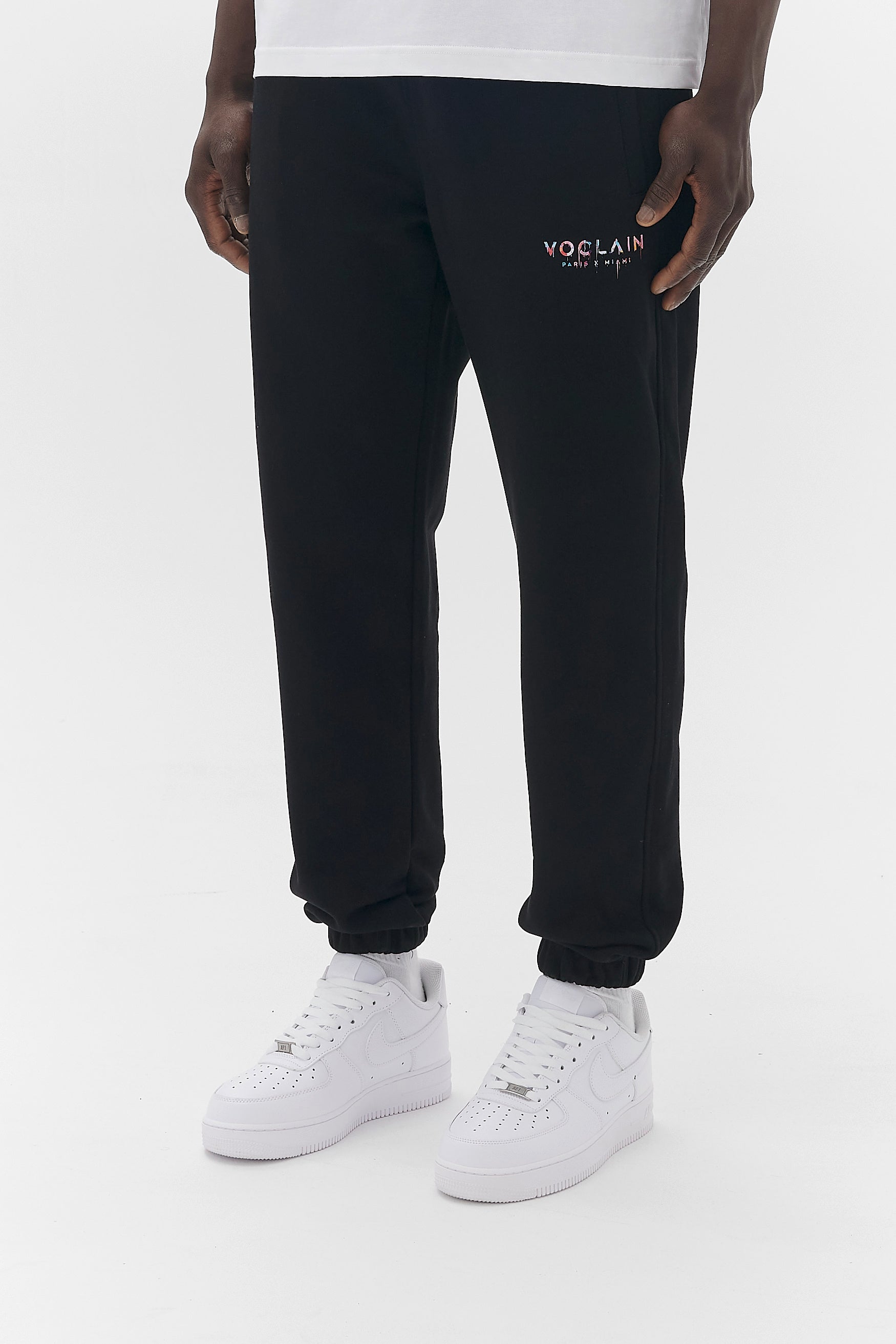 Voclain Sweatpants / Joggers Black - Paris X Miami