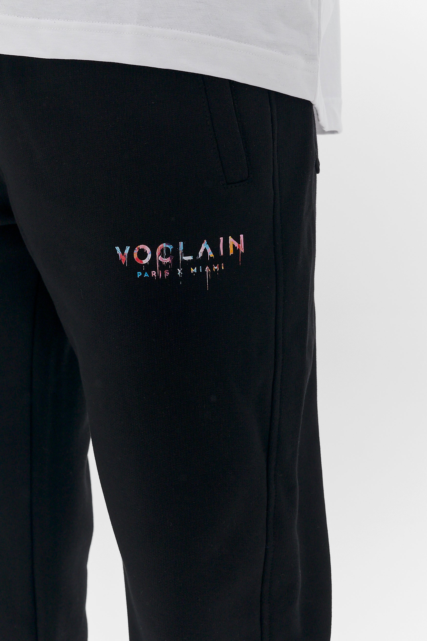 Voclain Sweatpants / Joggers Black - Paris X Miami
