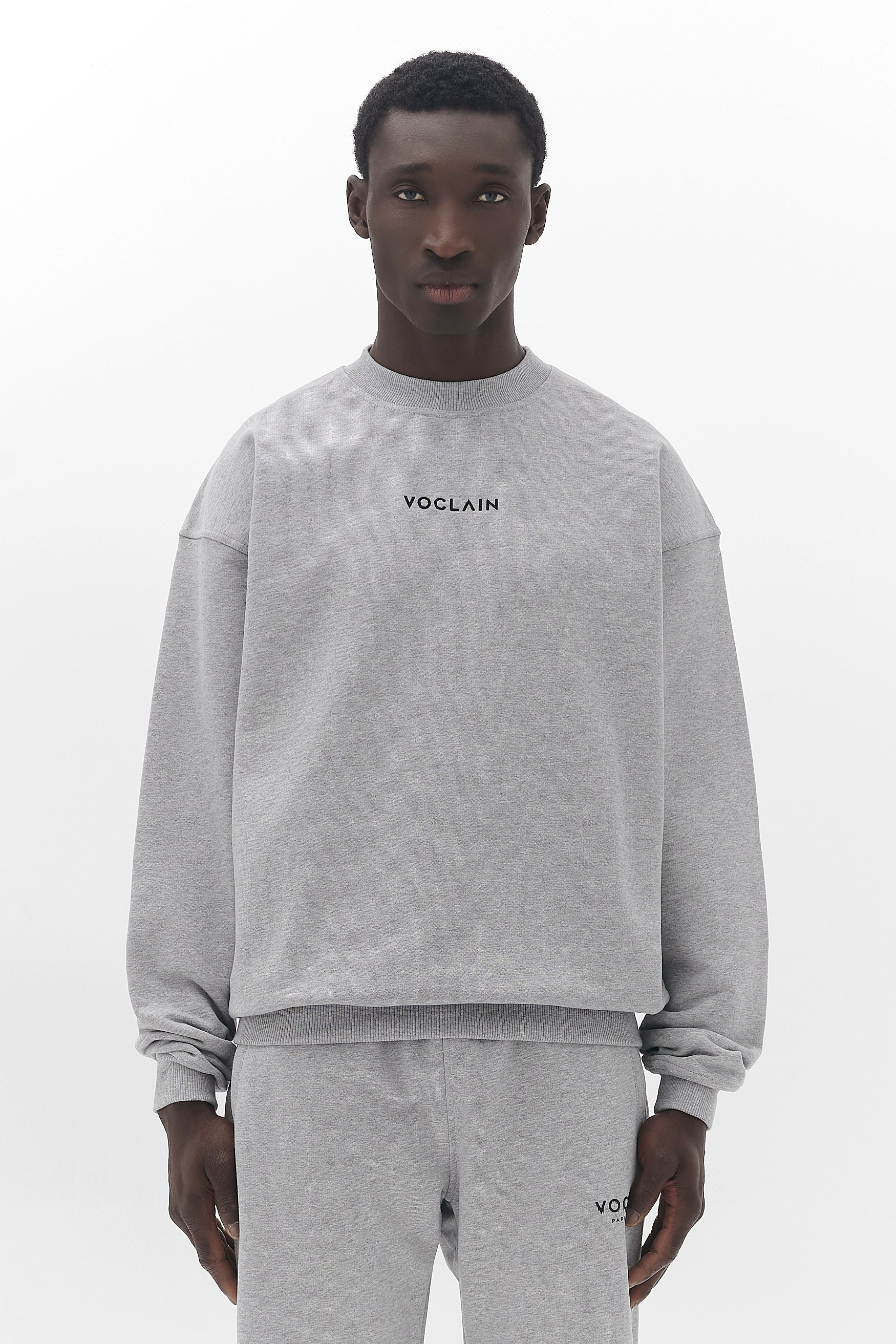 Voclain Sweater Oversized Gray - Graffiti Drip Paris X Miami