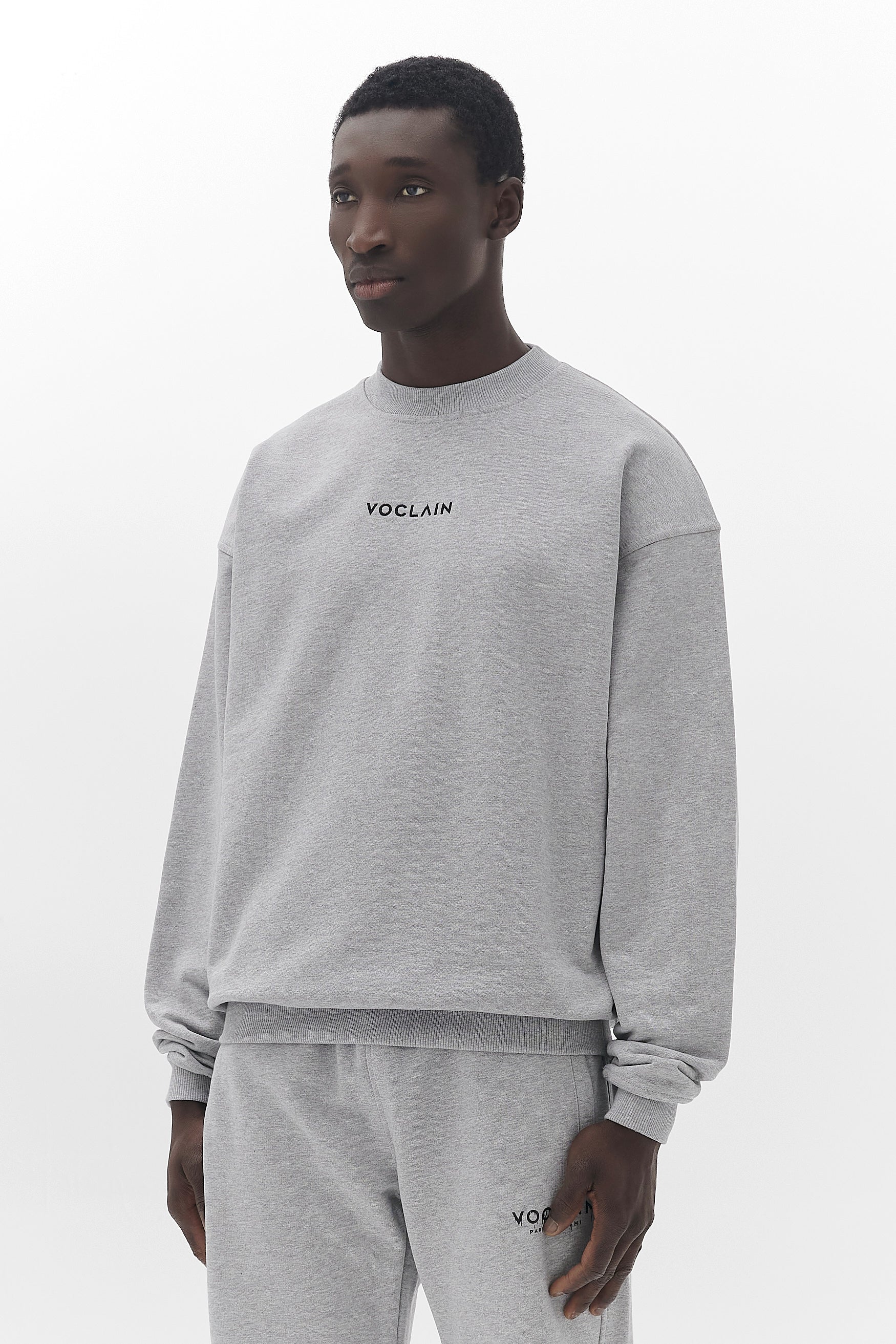 Voclain Sweater Oversized Gray - Graffiti Drip Paris X Miami