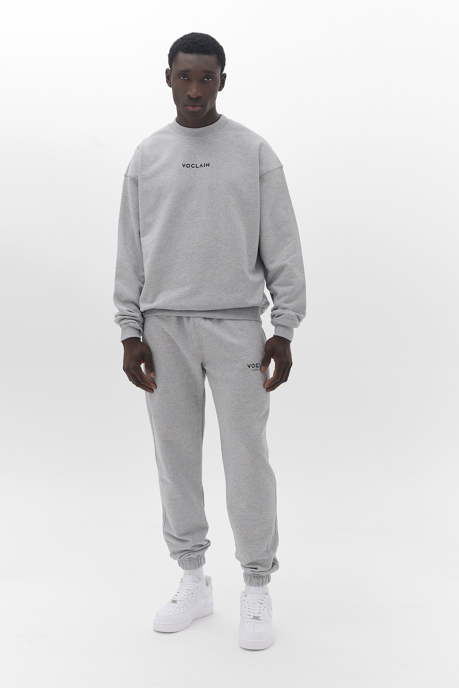 Voclain Sweater Oversized Gray - Graffiti Drip Paris X Miami