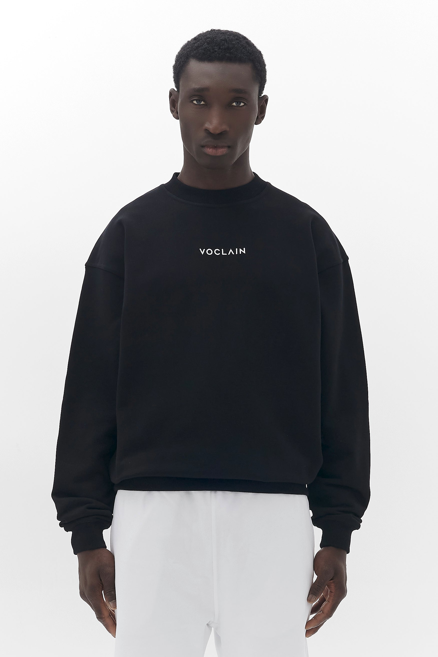 トップス VOAAOV OVERSIZED SWEAT BLACK Voclain Sweater Oversized Black - Graffiti Drip Paris X